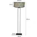 Steinhauer Staande lamp STANG E27 IP20, dimbaar