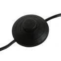 Steinhauer floor lamp STANG 1 flame E27 IP20, black dimmable