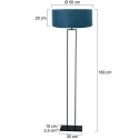 Steinhauer floor lamp STANG E27 IP20, dimmable