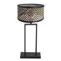 Steinhauer table lamp STANG 1 flame E27 IP20, black dimmable