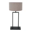 Steinhauer table lamp STANG 1 flame E27 IP20, black dimmable