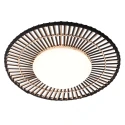 anne light & home Plafondarmatuur AURA 1-vlams IP20, zwart dimbaar