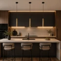 pendant luminaire TUBEL GU10 IP20, brass dimmable