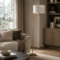 floor lamp BELLA 1 flame E27 IP20, bronze dimmable
