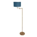 floor lamp BELLA 1 flame E27 IP20, bronze dimmable