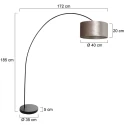 Mexlite floor lamp SOLVA E27 IP20, dimmable