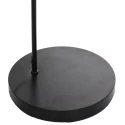 Mexlite arc luminaire SOLVA 1 flame E27 IP20, black dimmable