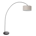 Mexlite arc luminaire SOLVA 1 flame E27 IP20, black dimmable