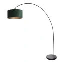 arc luminaire SOLVA 1 flame E27 IP20, black dimmable