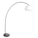 Mexlite Booglamp SOLVA 1-vlams E27 IP20, zwart dimbaar