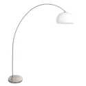 Mexlite Booglamp SOLVA 1-vlams E27 IP20, staal dimbaar