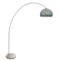 Mexlite arc luminaire SOLVA 1 flame E27 IP20, steel dimmable