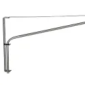 Steinhauer wall luminaire ELEGANT CLASSY E27 IP20, dimmable