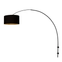 Steinhauer wall luminaire SPARKLED LIGHT 1 flame E27 IP20, black dimmable