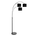 Steinhauer Staande lamp SPARKLED LIGHT E27 IP20, dimbaar