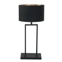 Steinhauer table lamp STANG 1 flame E27 IP20, black dimmable