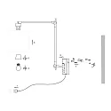Steinhauer wall luminaire PRESTIGE CHIC E27 IP20, dimmable