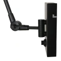 Steinhauer wall luminaire PRESTIGE CHIC 1 flame E27 IP20, black dimmable