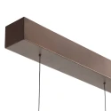 Steinhauer Pendelarmatuur BANDE 3-vlams IP20, cacao dimbaar