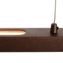 Steinhauer Pendelarmatuur BANDE 3-vlams IP20, cacao dimbaar