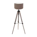 Mexlite Staande lamp TRIEK 1-vlams E27 IP20, hout dimbaar