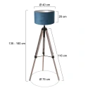 Mexlite Staande lamp TRIEK E27 IP20, dimbaar