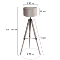 Mexlite floor lamp TRIEK E27 IP20, dimmable