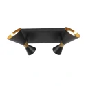 anne light & home Plafondarmatuur PRETO 2-vlams GU10 IP20, zwart dimbaar