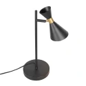anne light & home Tafelarmatuur PRETO 1-vlams GU10 IP20, zwart dimbaar