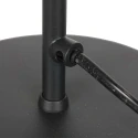 anne light & home Tafelarmatuur PRETO 1-vlams GU10 IP20, zwart dimbaar