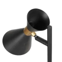 anne light & home Tafelarmatuur PRETO 1-vlams GU10 IP20, zwart dimbaar