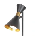anne light & home Tafelarmatuur PRETO 1-vlams GU10 IP20, zwart dimbaar