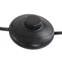 Mexlite Staande lamp OEROE 2-vlams E14 IP20, zwart dimbaar