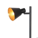 Mexlite Staande lamp OEROE 2-vlams E14 IP20, zwart dimbaar