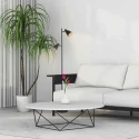 Mexlite Staande lamp OEROE 2-vlams E14 IP20, zwart dimbaar