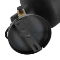 Mexlite Wandarmatuur PRATO 1-vlams E14 IP20, zwart dimbaar