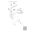 Mexlite Wandarmatuur PRATO 1-vlams E14 IP20, zwart dimbaar