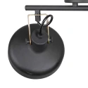Mexlite Plafondarmatuur PRATO 2-vlams E14 IP20, zwart dimbaar