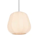 anne light & home Pendelarmatuur SABLE 1-vlams E27 IP20, crème dimbaar