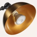 Steinhauer Staande lamp PINTINO 1-vlams GU10 IP20, zwart dimbaar