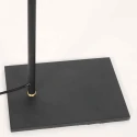 Steinhauer Staande lamp PINTINO 1-vlams GU10 IP20, zwart dimbaar