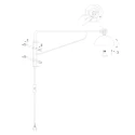 Steinhauer Wandarmatuur PINTINO 1-vlams GU10 IP20, zwart dimbaar