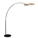 Steinhauer Staande lamp RINGLUX 2-vlams IP20, goud dimbaar