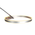 Steinhauer Staande lamp RINGLUX 2-vlams IP20, staal dimbaar