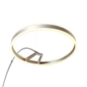 Steinhauer Staande lamp RINGLUX 2-vlams IP20, staal dimbaar