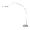 Steinhauer Staande lamp RINGLUX 2-vlams IP20, staal dimbaar