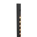 Steinhauer Staande lamp LUZHAZ 1-vlams IP20, zwart dimbaar