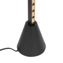 Steinhauer Staande lamp LUZHAZ 1-vlams IP20, zwart dimbaar