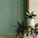 Steinhauer Staande lamp LUZHAZ 1-vlams IP20, zwart dimbaar