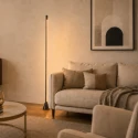 Steinhauer Staande lamp LUZHAZ 1-vlams IP20, zwart dimbaar